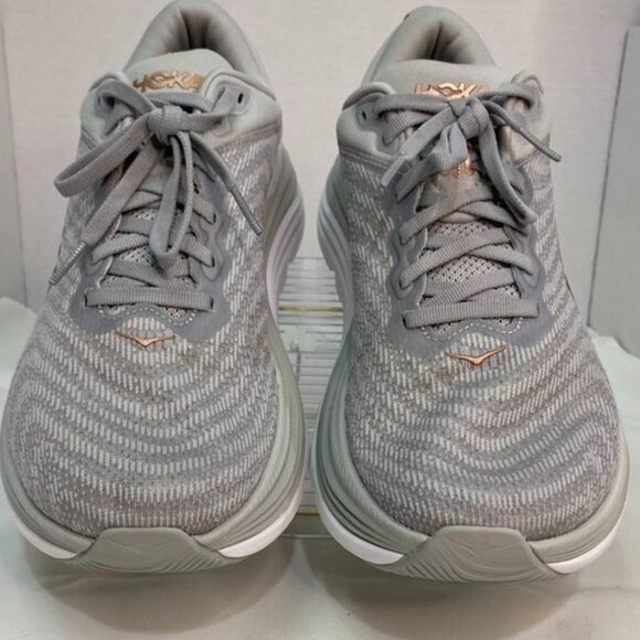 HOKA Gaviota 5 Women’s Running Shoes Gray / Rose Gold Size 9.5B - Picture 10 of 13